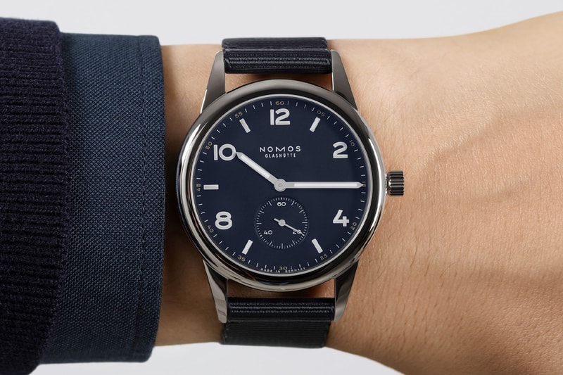 nomos glashutte germany watchmaking club automatic caliber duw 5001 special edition watch timepiece Info