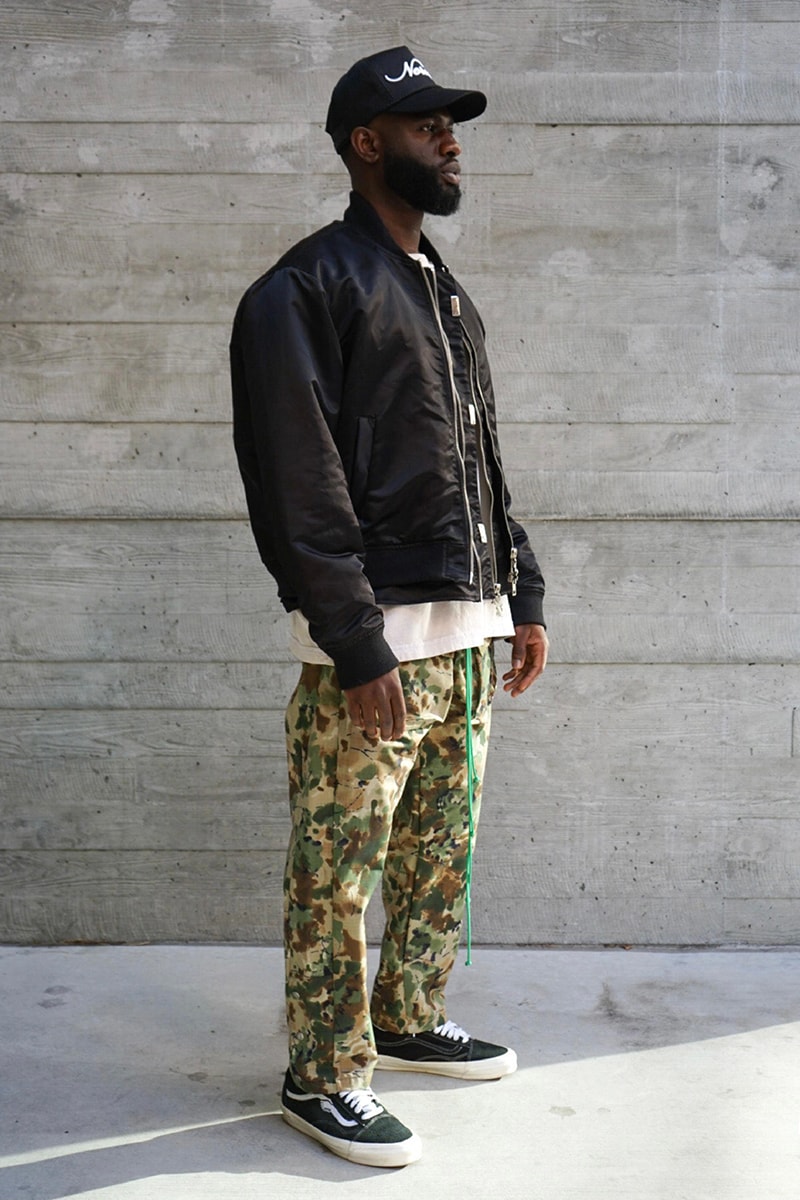 Norwood autumn winter 2021 Spiritual Isolation brand collection drop info university blue varsity jacket camo puffer