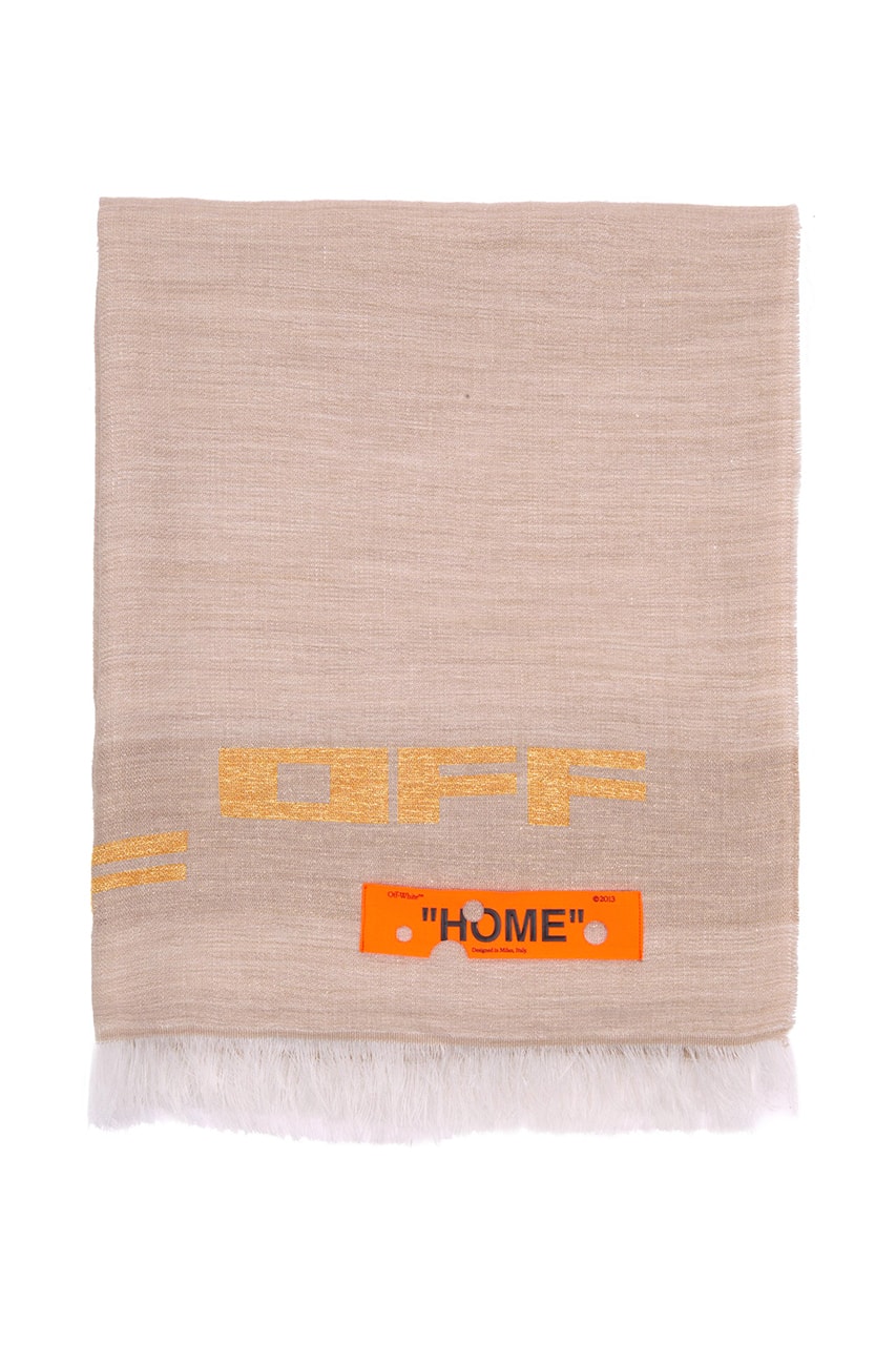 Off-White™ HOME Ramadan Homewear Collection Exclusive Virgil Abloh Hype Decoration Decor Islamic Muslim Calendar Fasting Religious Holiday Mugs Plates Slippers Blankets Throws Cushions