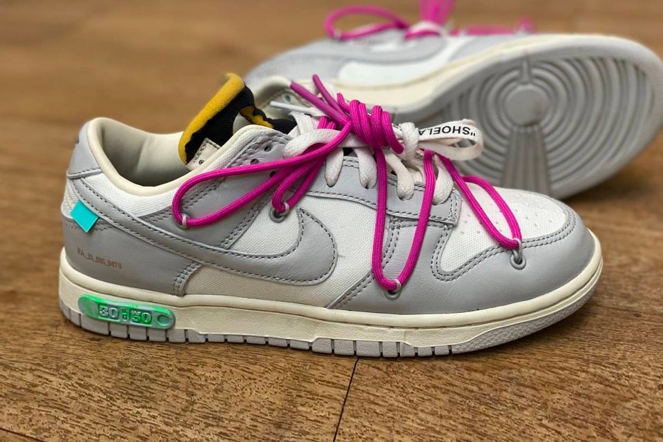 Off-White™ x Nike Dunk Low THE 50 Closer Look