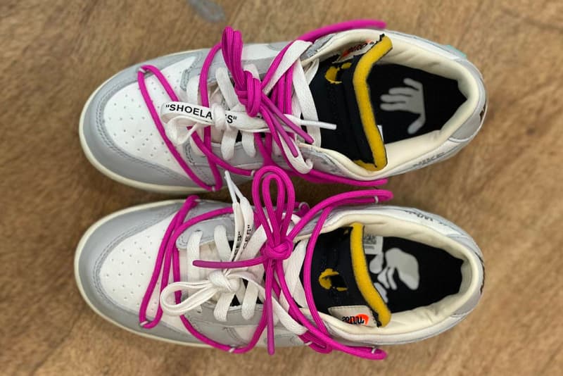 Off-White™ Nike Dunk Low THE 50 Closer Look Virgil Abloh Rumor Info