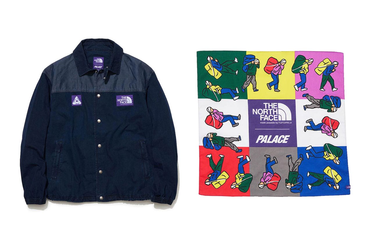 Palace x THE NORTH FACE PURPLE LABEL 