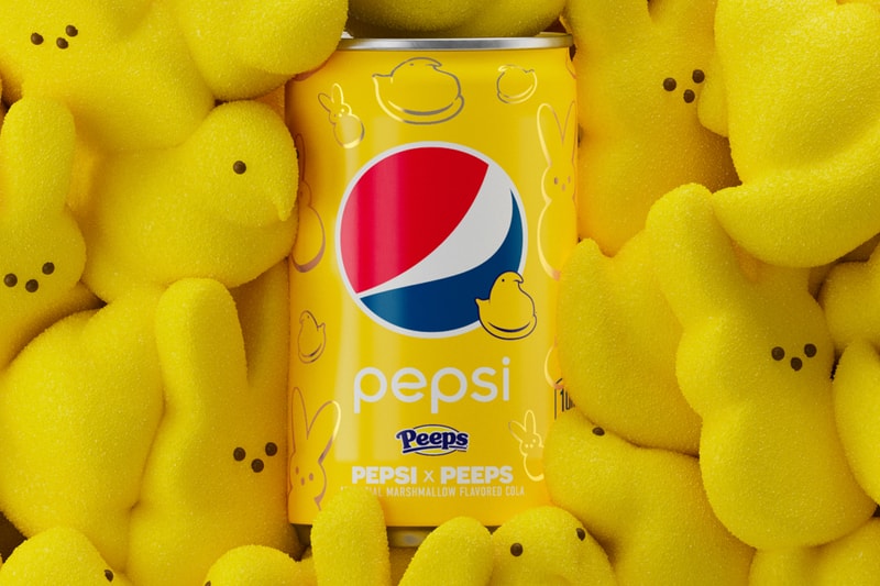  Just Born Quality Confections PepsiCo and PEEPS Launch Limited-Edition Marshmallow Cola drinks pop soda sweets marshmallow easter spring 