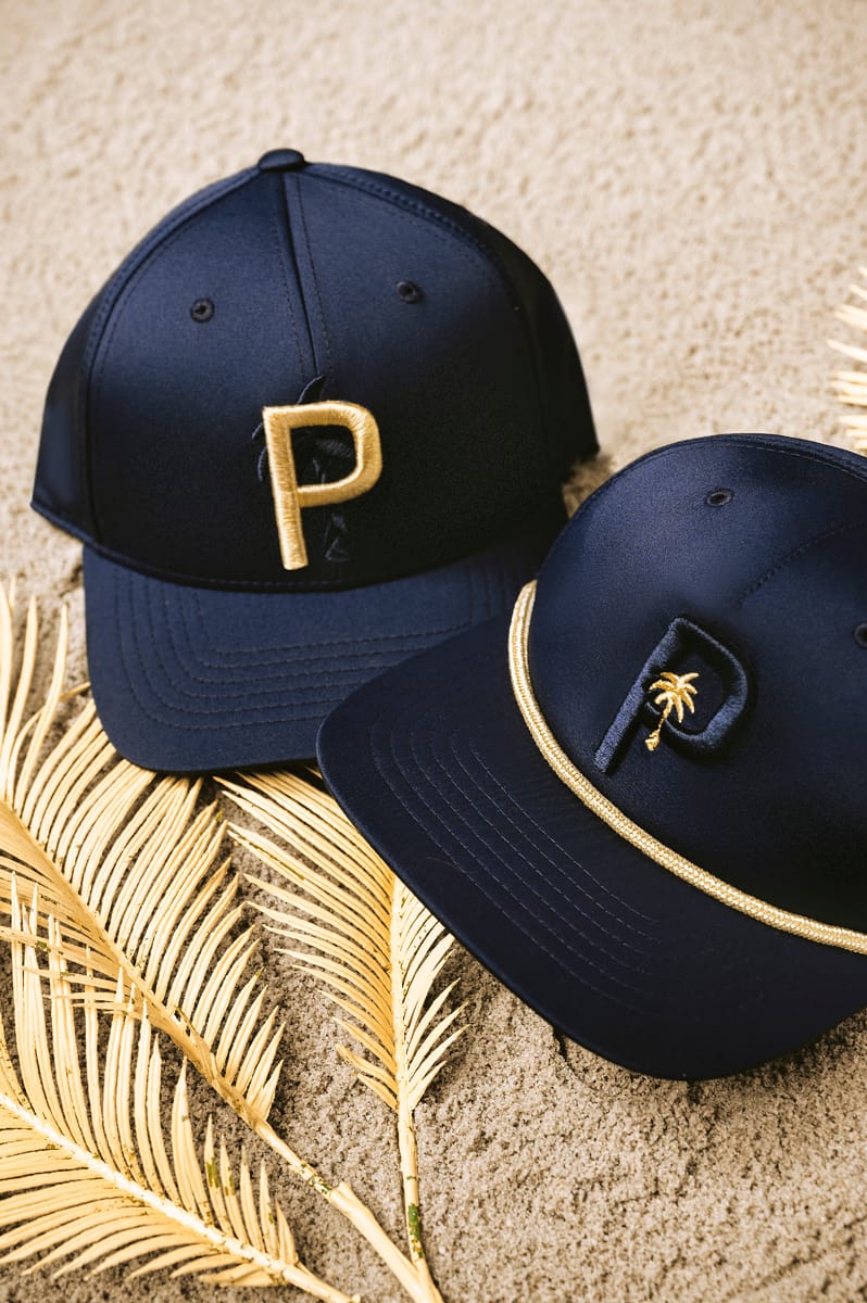 puma gold hat