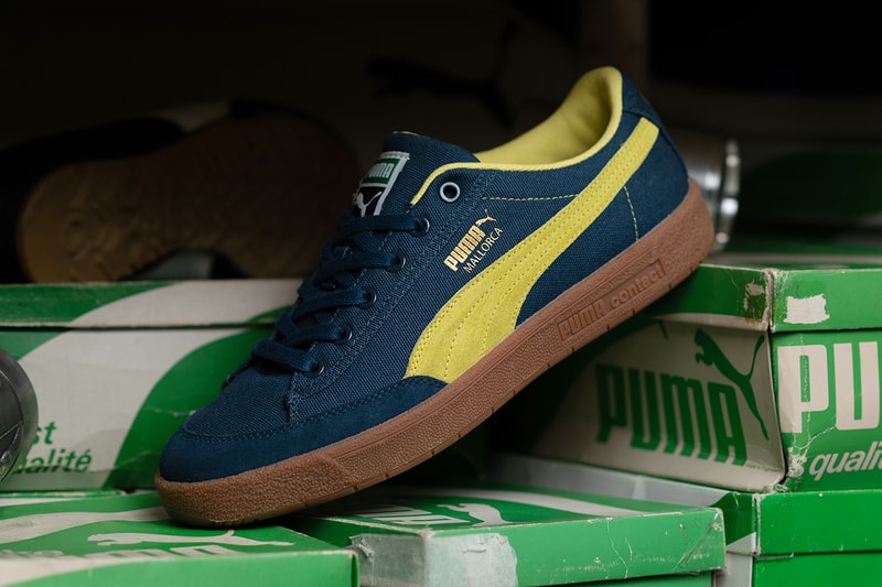 PUMA Mallorca OG release information terrace culture casual sneaker details light blue navy yellow orange buy cop purchase