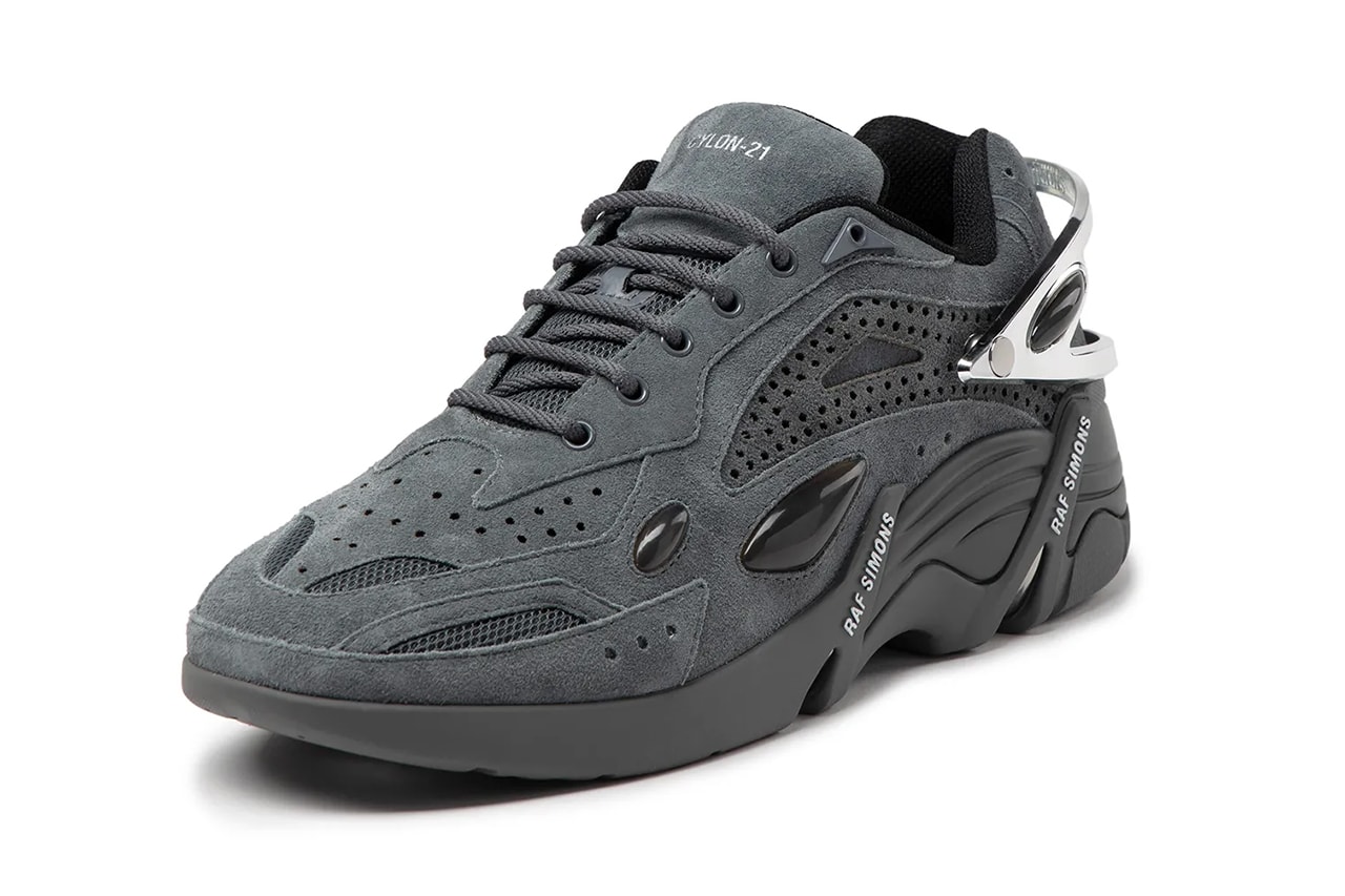 raf simons runner cylon 21 grey black yellow release date info store list buying guide photos price 
