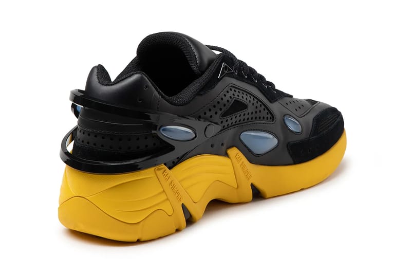 black and yellow raf simons