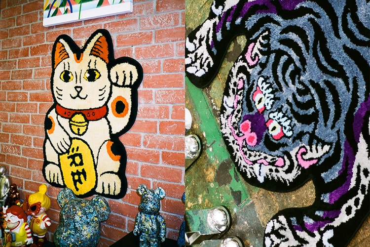 RAW EMOTIONS Delivers Auspicious Lucky Cat and Purple Tiger Rugs