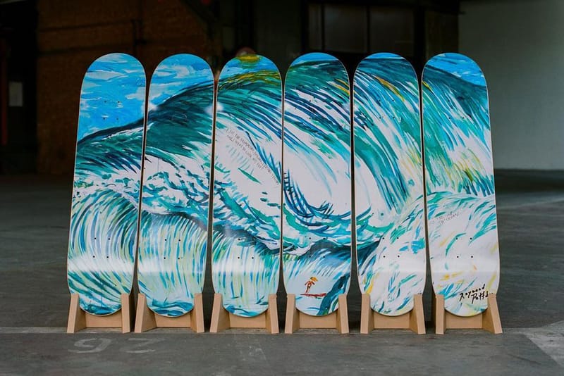 Raymond Pettibon Teams with The Skateroom For Six-Deck 'No Title (I see the…)' Set