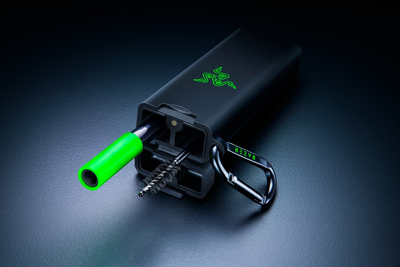 Razer stainless steel gaming straw info recycle eco-friendly straws gaming design products industrial 