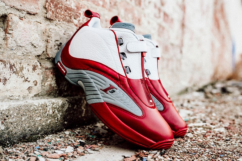 reebok answer iv og white red FY9690 release date info store list buying guide photos price 20th anniversary allen iverson trading cards 