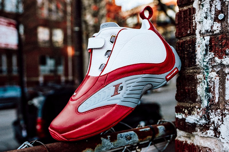 reebok answer iv og white red FY9690 release date info store list buying guide photos price 20th anniversary allen iverson trading cards 