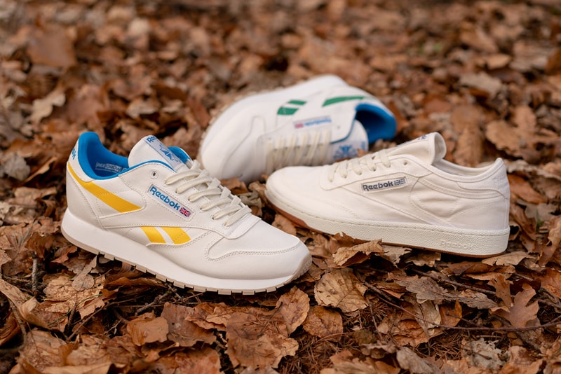 reebok classic leather club c reegrow sustainable pack white green yellow gum official release date info photos price store list buying guide