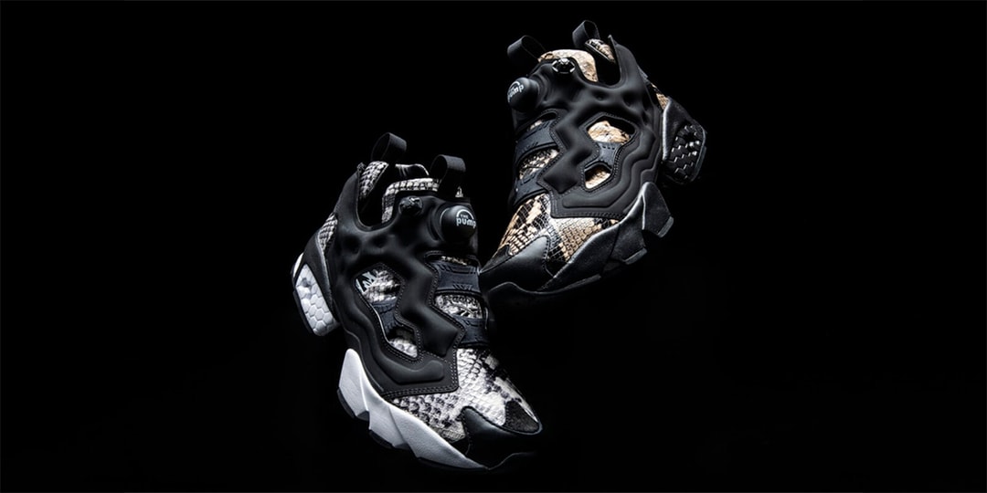 Reebok insta pump fury white snake Clearance