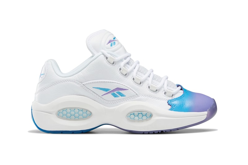 reebok question low allen iverson white radiant aqua hyper purple GV7629 official release date info photos price store list buying guide