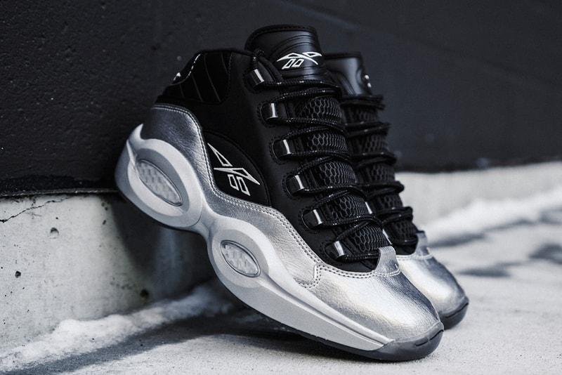 allen iverson reebok question mid i3 motorsports black silver metallic GX7925 official release date info photos price store list buying guide