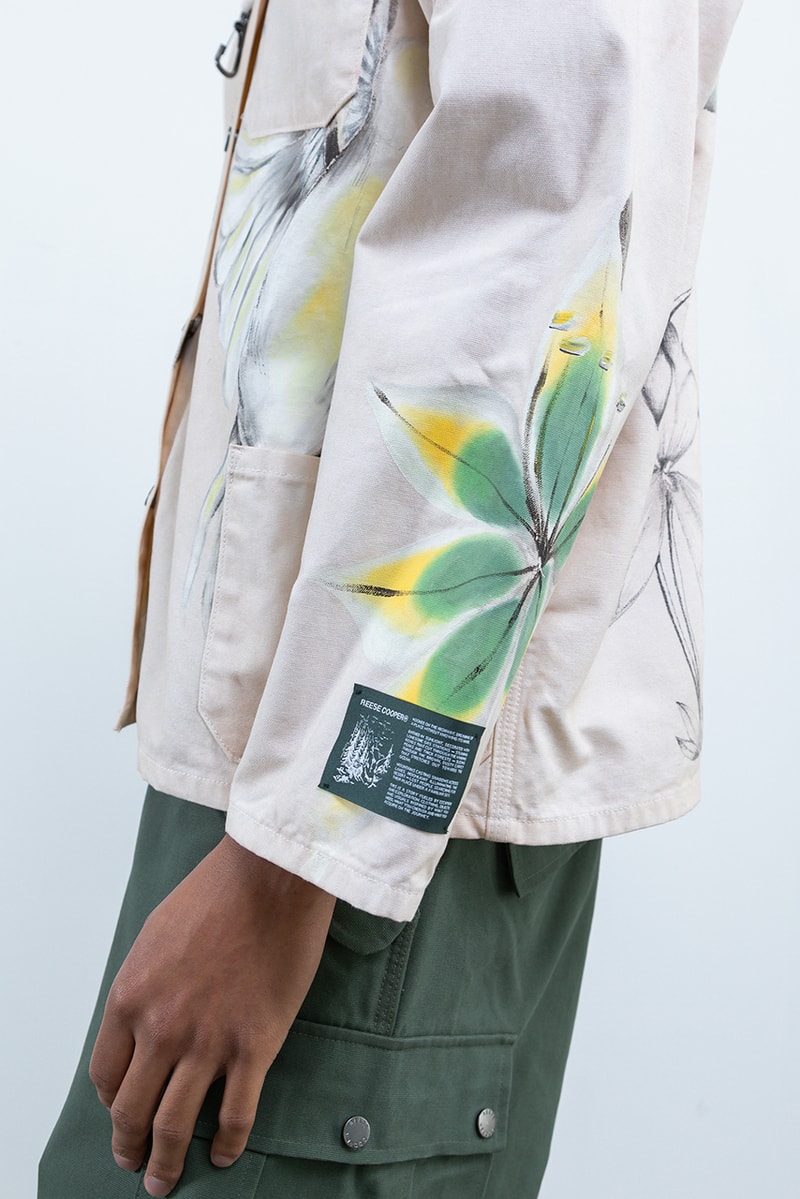 reese cooper juliet johnstone hand painted chore coat t shirt floral motif release info store list buying guide price photos diy 