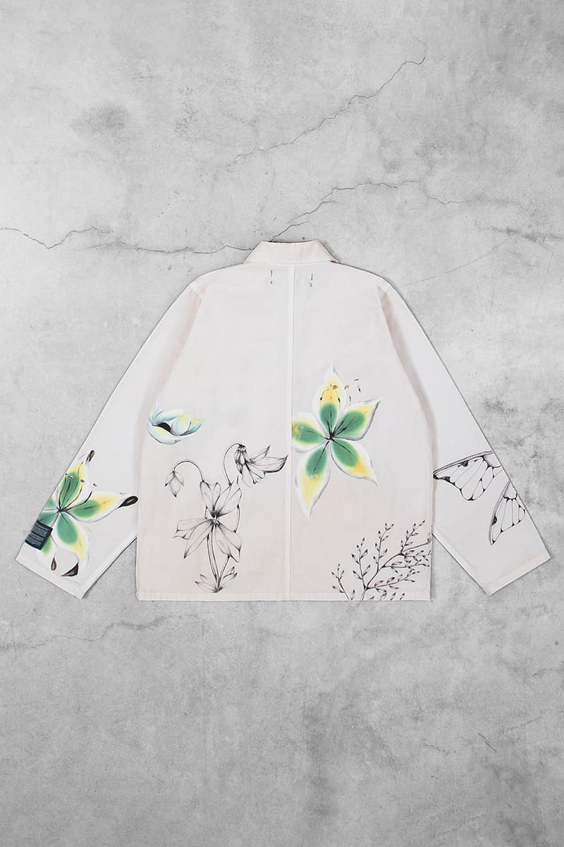 reese cooper juliet johnstone hand painted chore coat t shirt floral motif release info store list buying guide price photos diy 