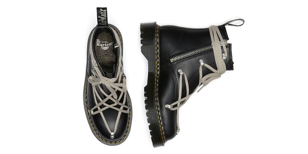 Rick Owens x Dr. Martens 1460 Bex Platform Boot | Hypebeast