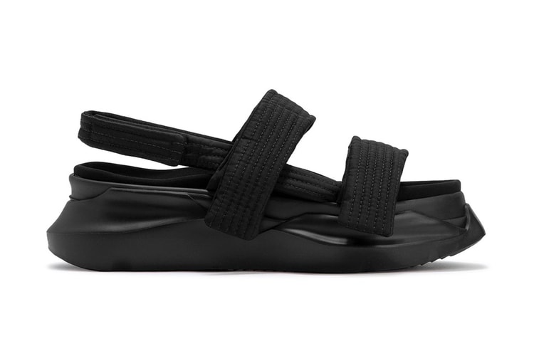 Rick Owens DRKSHDW's New Summer-Ready Abstract Sandals Land In "Triple Black"