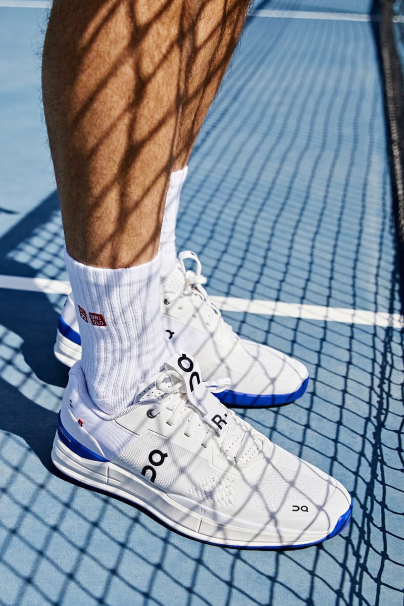 roger federer on the roger pro white blue tennis qatar open comeback official release date info photos price store list buying guide