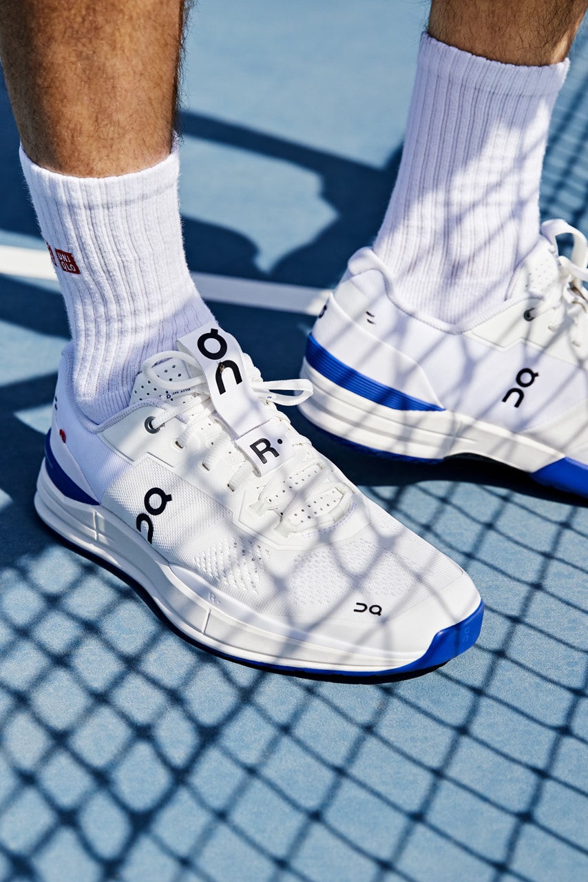 roger federer on the roger pro white blue tennis qatar open comeback official release date info photos price store list buying guide