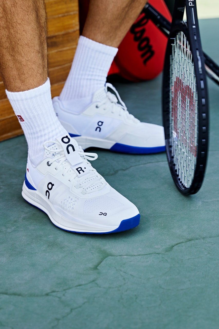 roger federer on the roger pro white blue tennis qatar open comeback official release date info photos price store list buying guide