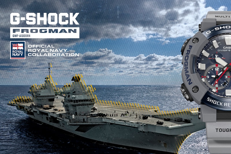 G-SHOCK Works With British Royal Navy on Frogman to Survive Active Service