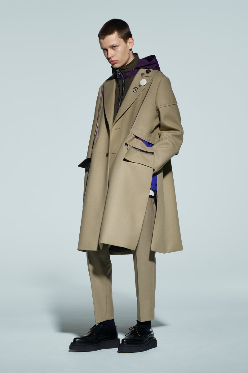 sacai x KAWS Fall Winter 2021 Collection Collaboration Nike x sacai x KAWS Blazer low Chitose Abe YSL Yves Saint Laurent punk rock