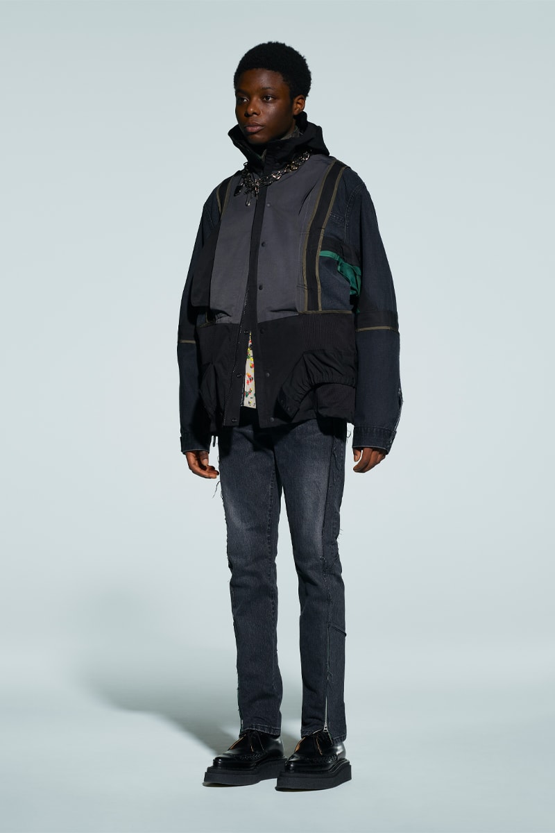 sacai x KAWS Fall Winter 2021 Collection Collaboration Nike x sacai x KAWS Blazer low Chitose Abe YSL Yves Saint Laurent punk rock