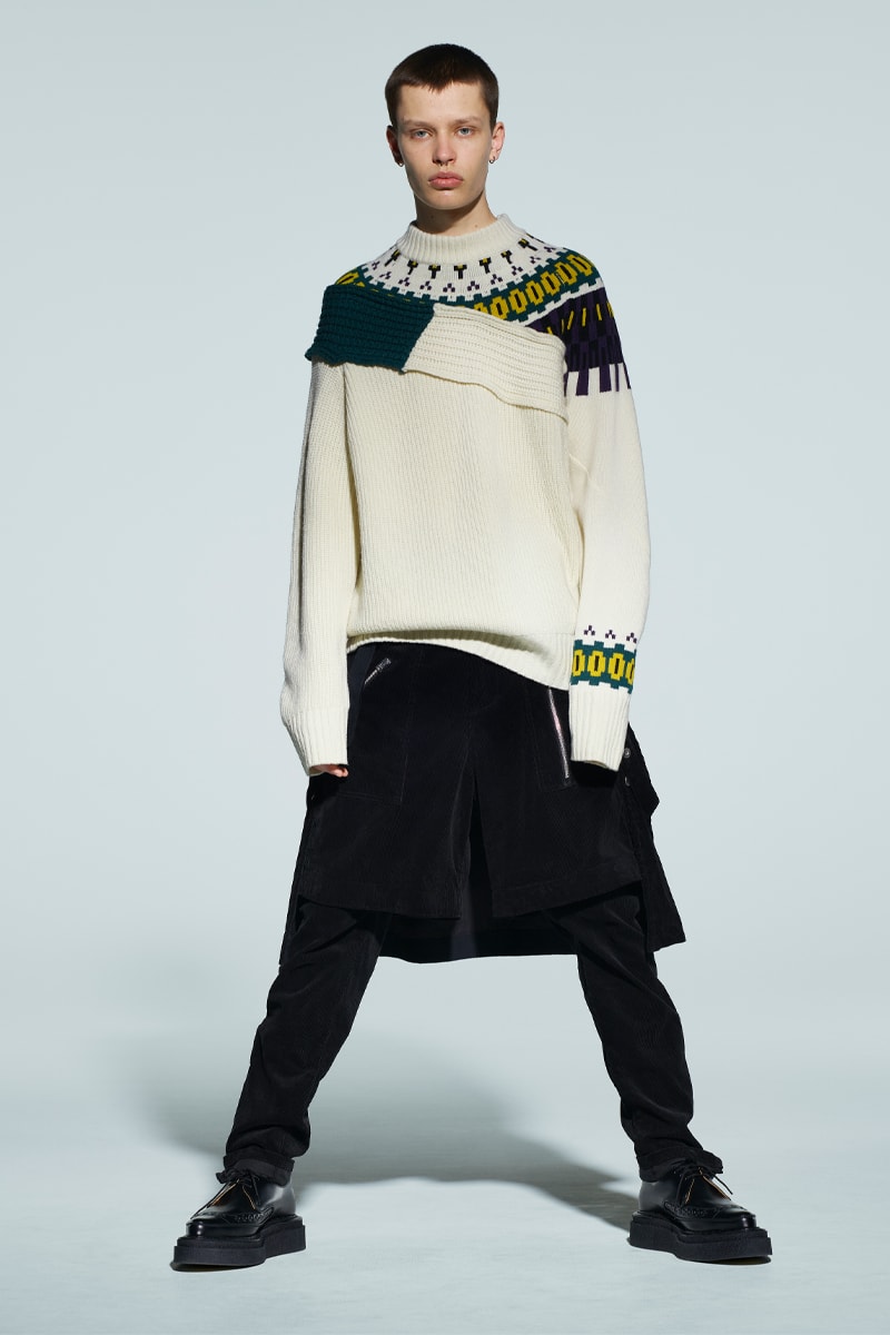 sacai x KAWS Fall Winter 2021 Collection Collaboration Nike x sacai x KAWS Blazer low Chitose Abe YSL Yves Saint Laurent punk rock