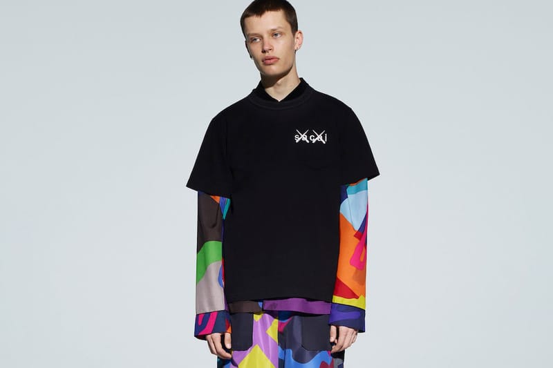 sacai x kaws tee