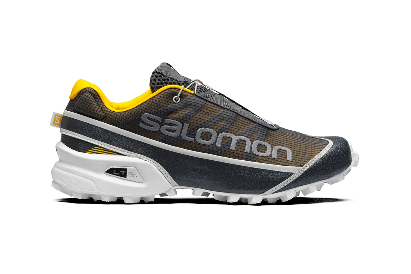 Salomon Streetcross Ebony Sulphur Lunar Rock menswear streetwear kicks shoes spring summer 2021 ss21 collection sneakers release