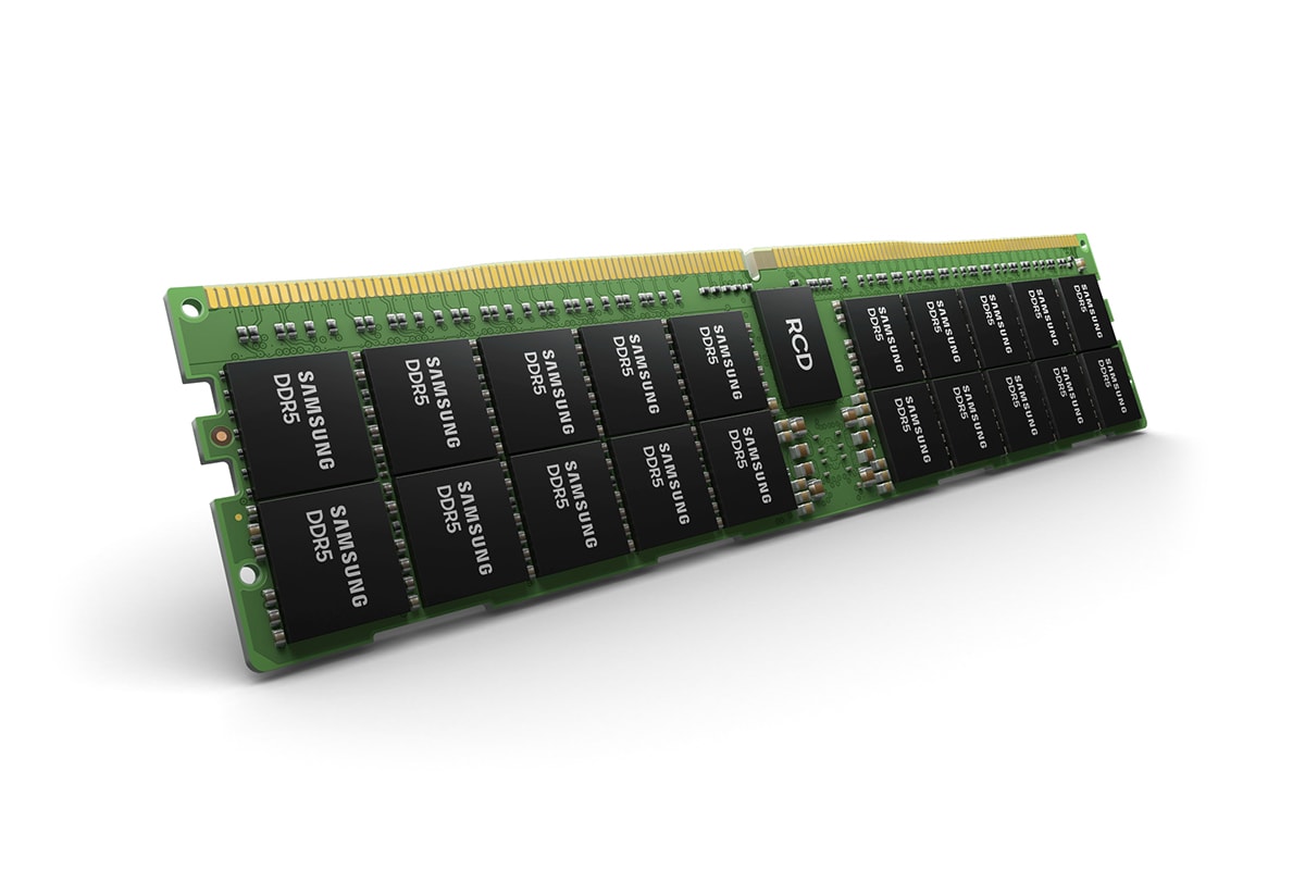 Samsung High-K Metal Gate 512GB DDR5 7200Mbps news tech semiconductors computing ram ddr4 date center AI ML pc processing tech chips 