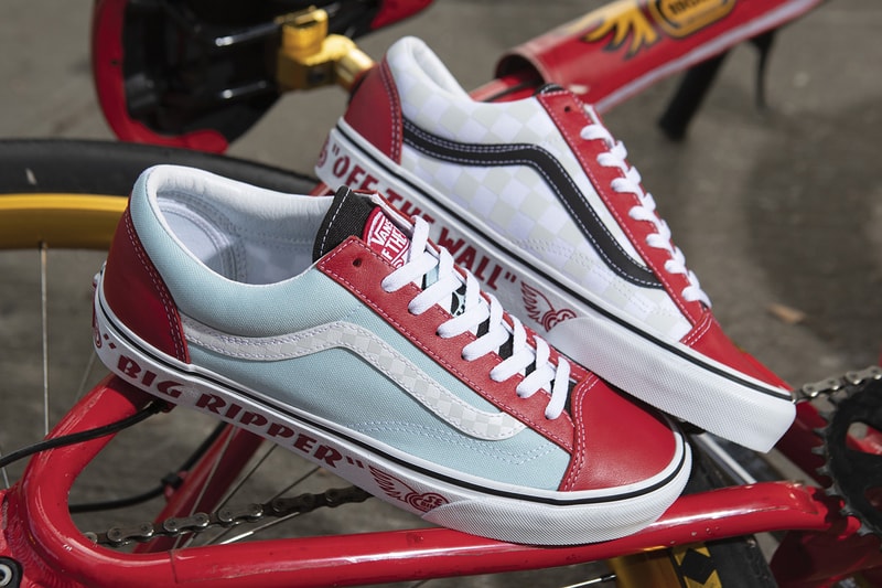 vans se bikes style 36 red blue white black t shirt big ripper pk ripper blocks flyer collection release info store list buying guide photos price 