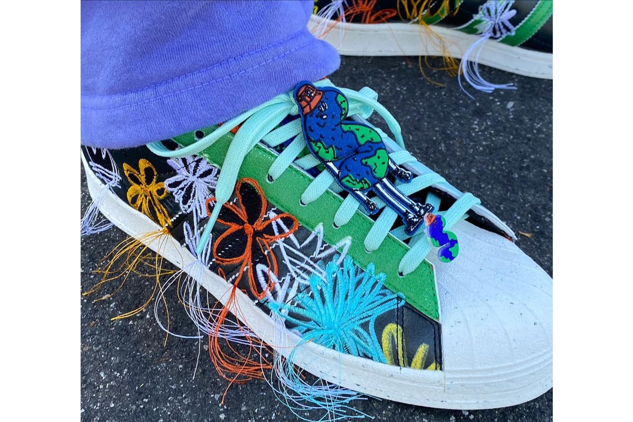 sean wotherspoon spoonman adidas superstar superearth black flowers blue green purple orange yellow white official release date info photos price store list buying guide