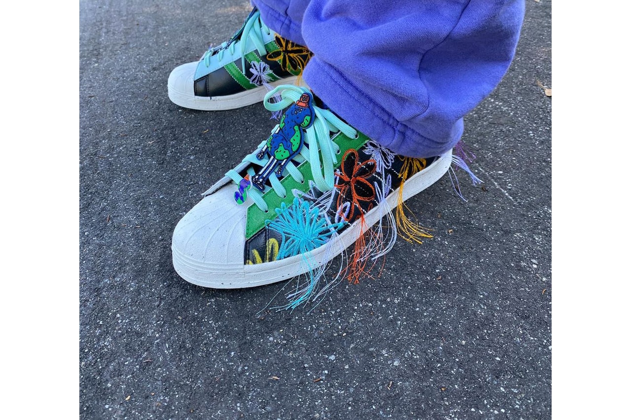 sean wotherspoon spoonman adidas superstar superearth black flowers blue green purple orange yellow white official release date info photos price store list buying guide