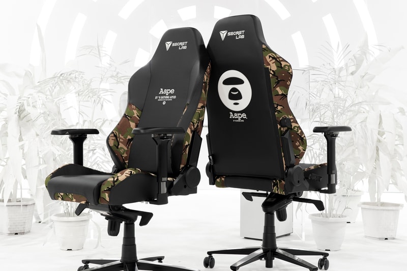 secret lab bathing ape aape camo gaming 