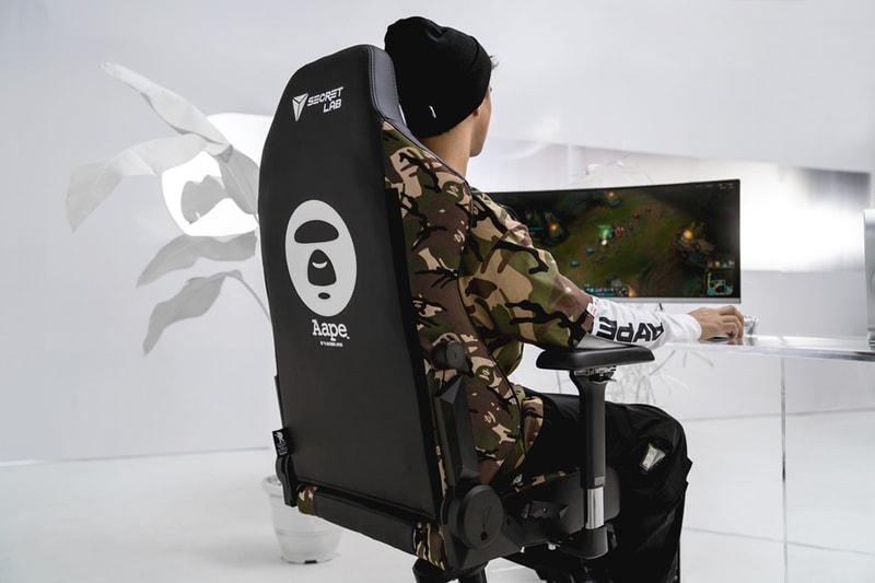 secret lab bathing ape aape camo gaming 