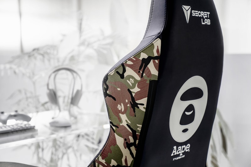 secret lab bathing ape aape camo gaming 