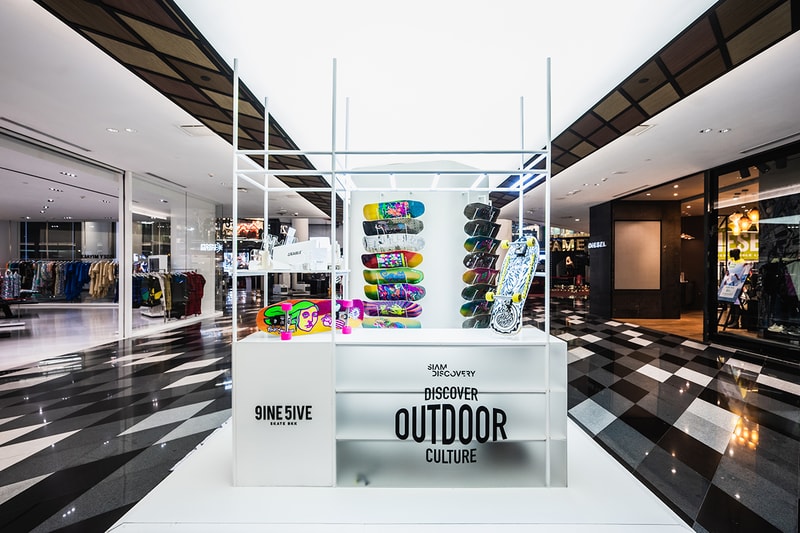 Siam Discovery thailand surfing skate skateboarding school surfskate exhibiton customization fashion board 