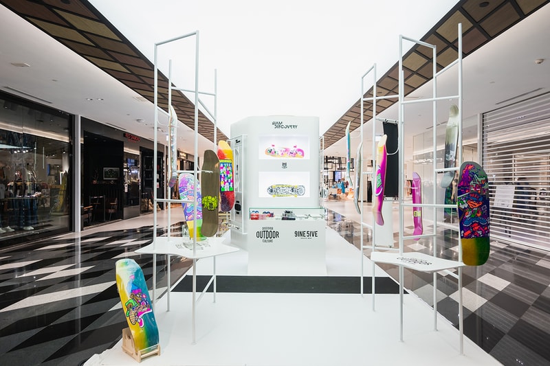 Siam Discovery thailand surfing skate skateboarding school surfskate exhibiton customization fashion board 
