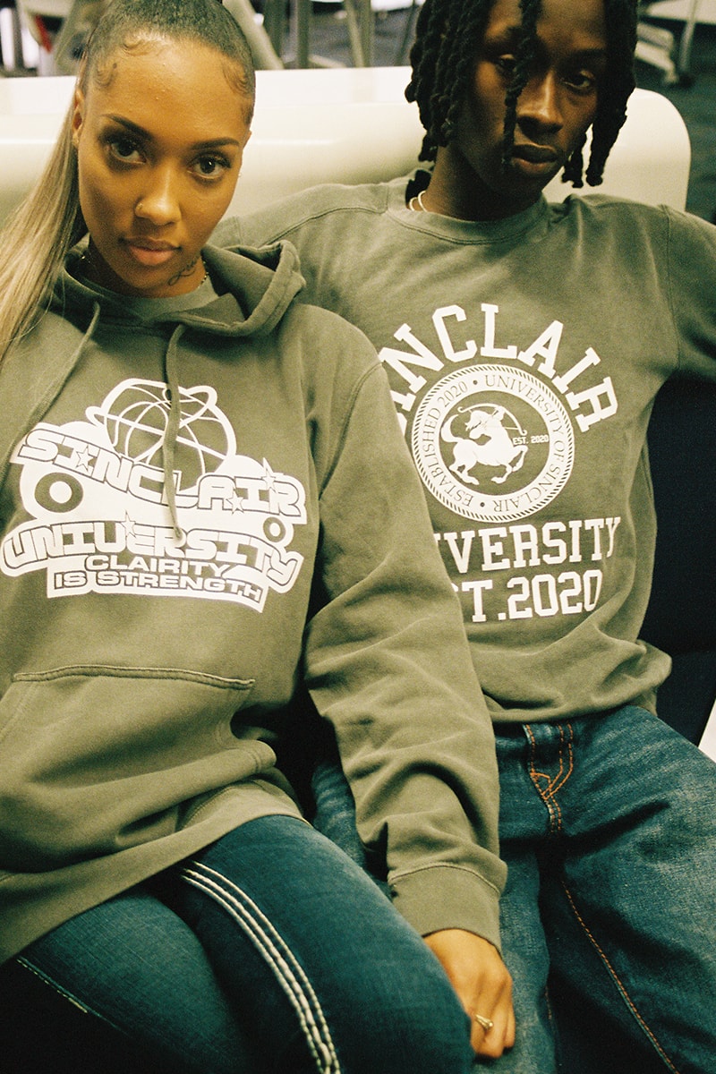 Sinclair Global University Collection Release Info Date Buy Price Hoodie Crewneck Sweater T shirt Shorts Hats Caps