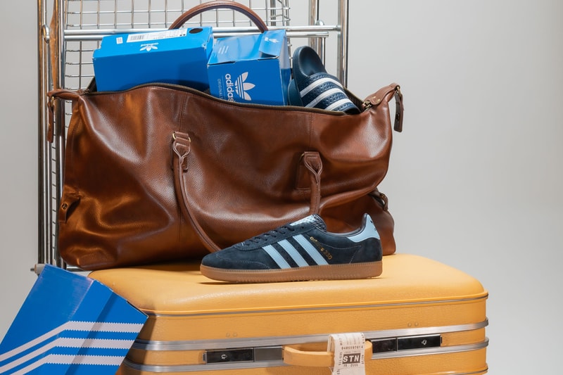 size? x adidas Originals AS 230 "Archive Series" 1980s Terrace Culture Casuals Sneaker Footwear Trainer OG Germany Sportswear Brand Classic Navy Suede Blue Yellow Leather Three Stripes