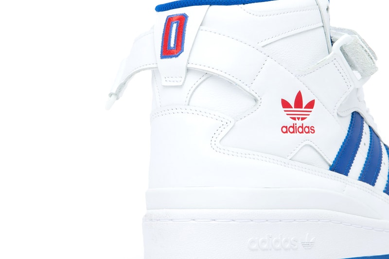 SNIPES x Detroit Pistons x adidas Originals Forum Hi OG 313 Day March 13 Area Code Celebratory Limited Edition Collaborative Collab Sneaker Release Information Drop Date Closer First Look American Professional Basketball Team Bill Dellinger