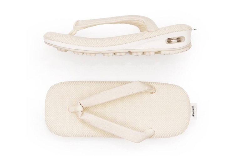 Snow Peak and JOURNAL STANDARD Relume Remix goyemon's Air Bubble Sandals