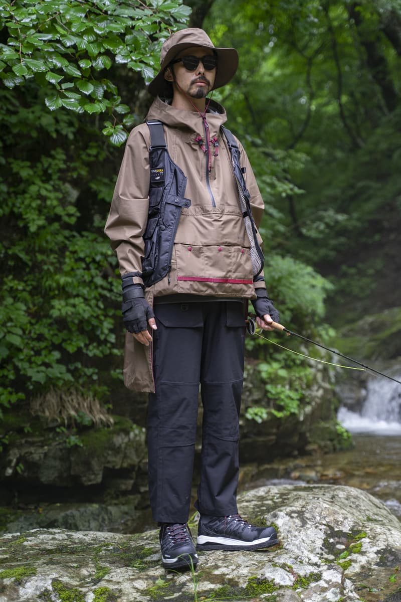 Toned Trout x Snow Peak SS21 Collection Lookbook collaboration spring summer 2021 japan fishing buy release date info nyc