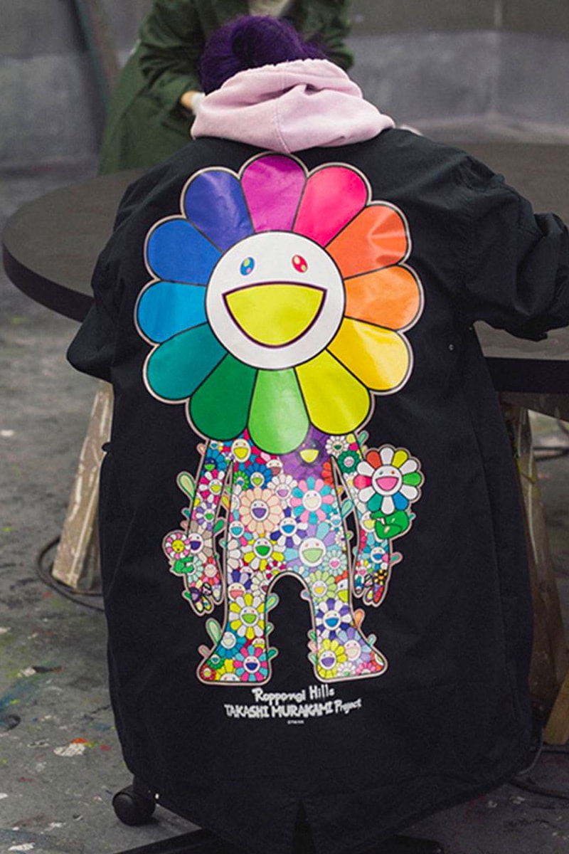 SOPHNET. Takashi Murakami Mod Coat Roppongi Hills Project Tokyo Floral Motif Flowers