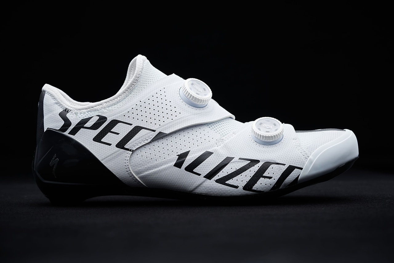 Specialized S-Works Ares Road Shoes Information cycling footwear carbon white black red release information