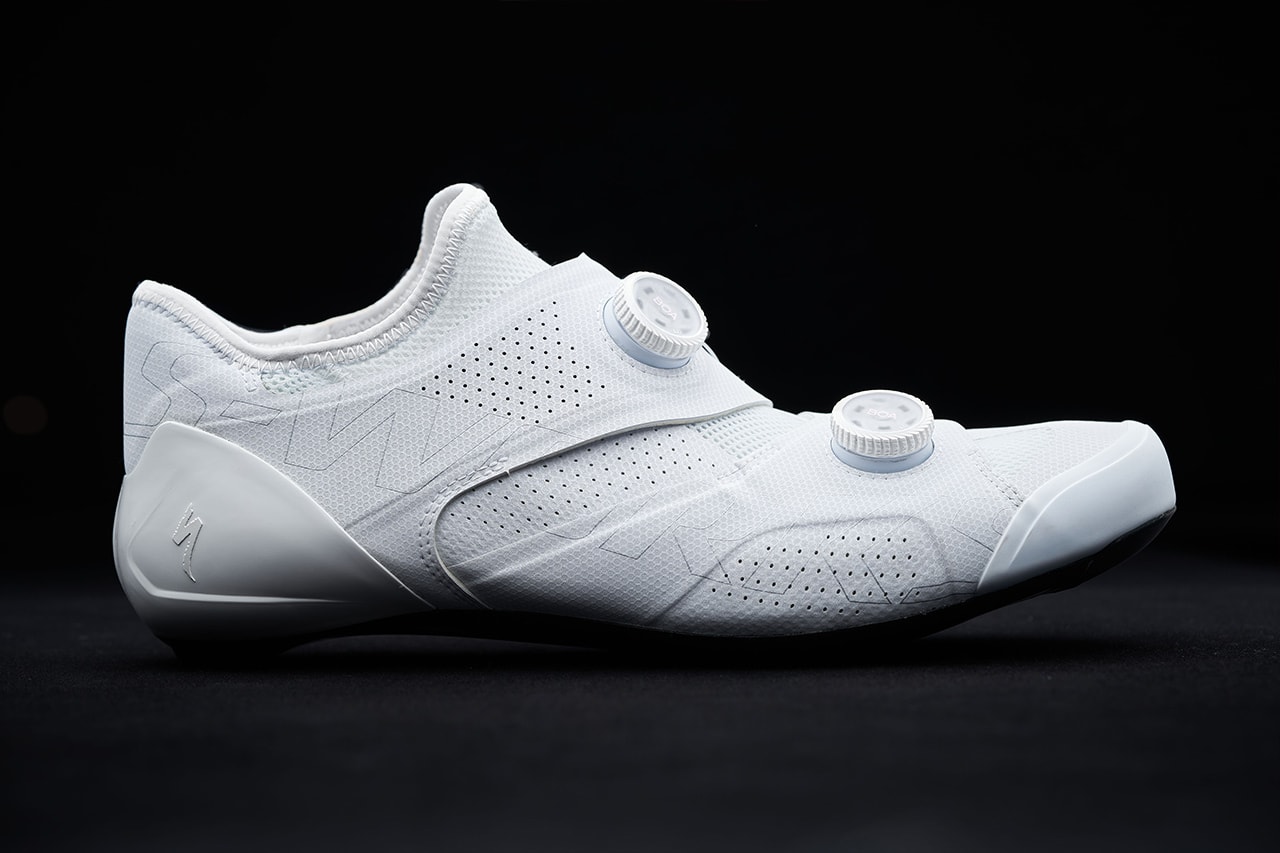 Specialized S-Works Ares Road Shoes Information cycling footwear carbon white black red release information